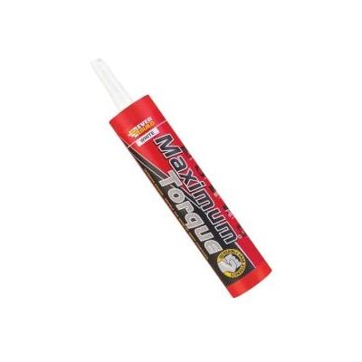 Everbuild Maximum Torque Adhesive White 300ml MAXTQWE Everbuild Maximum Torque Adhesive White 300ml MAXTQWE