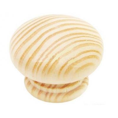 Best Unlacqd Pine Door Knob Drilled Multicolor 50mm 43201