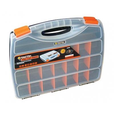 Am-tech Tactix Durable Plastic Multi 21 Compartment Section Storage Box Organiser Multicolour 380mm S6460