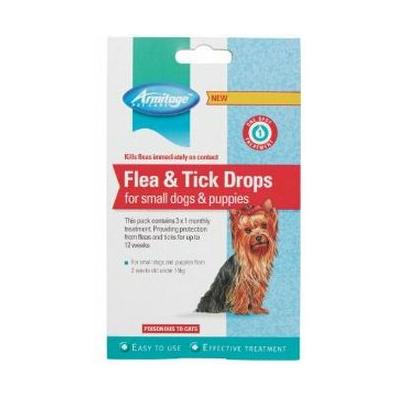 Armitage Pet Care Flea and Tick Drops For Small Dogs and Puppies - 04719   