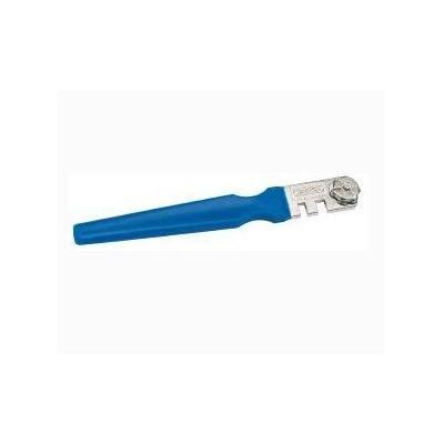 Draper Glass Cutter With Six Wheel Patterns Blue And Silver 63781