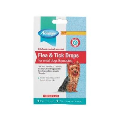 Armitage Flea &amp; Tick Drops For Small Dogs &amp; Puppies