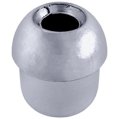 Matt Chrome Plated Metal Acorn Pack of 20 Matt Chrome Plated Metal Acorn Pack of 20