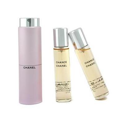 Chanel Chance Refills Eau De Toilette Twist and Spray 3x20ml