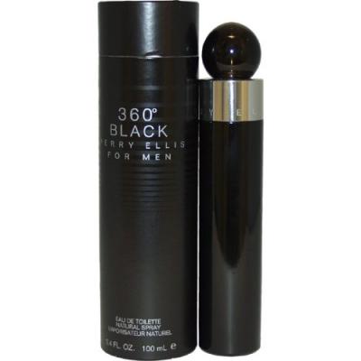 360 Black For Men By Perry Ellis Eau De Toilette Spray 100ml