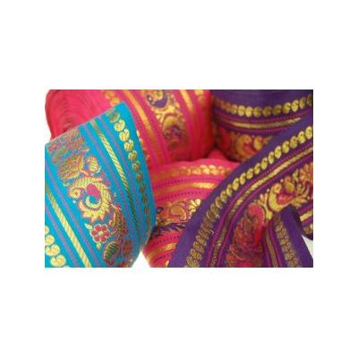 Peacock Design Indian Ribbon 1 reels - Mixed