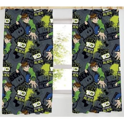 Ben 10 Ultimate Alien Ready Made Curtains - 66 x 54-inch