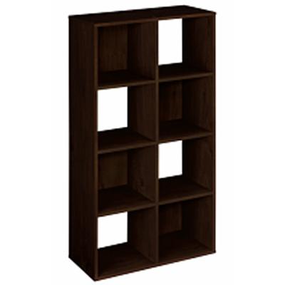 ClosetMaid Cubeicals 8 Cube Espresso Laminate Organiser