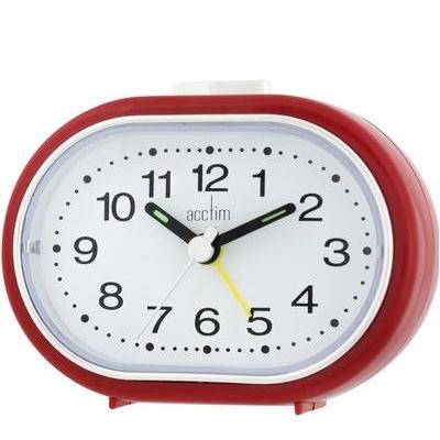 Acctim Tern Red Good Quality Alarm Clock - 14754
