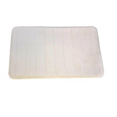 Microfibre Memory Foam Bath Mat 60cm x 40cm  White - TC126