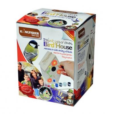 Kingfisher DIY Paint Your Own Birdhouse Nester - BFPAINT