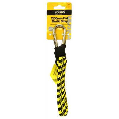Rolson Flat Elastic Strap With 40Kg Load Capacity Multicoloured 1200mm 44130 Rolson Flat Elastic Strap With 40Kg Load Capacity Multicoloured 1200mm 44130