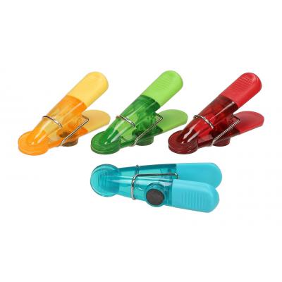 Fackelmann Magnetic Clips Multicoloured 4Pk 59903
