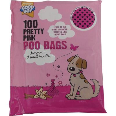 Armitage Good Boy Pretty Poo Dog Bags Pink Pack of 100 7903 Armitage Good Boy Pretty Poo Dog Bags Pink Pack of 100 7903
