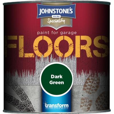 Johnstones Speciality Garage Floors Paint Transform Dark Green 250ml 307939