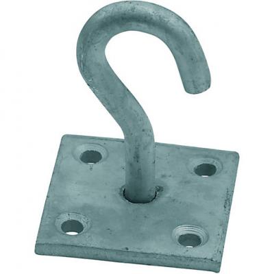 Chain Products Galvanized Hook On Plate 50mm x 50mm CD12001