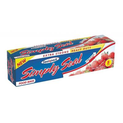 Sealapack Simply Seal Vegetable Microwave Steam Cooking Food Storage Bags Pack of 8 27cm x 28cm SAP1058A Sealapack Simply Seal Vegetable Microwave Steam Cooking Food Storage Bags Pack of 8 27cm x 28cm SAP1058A