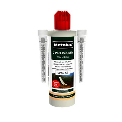 Metolux 2 Part Pre Mix Wood Filler White 300g
