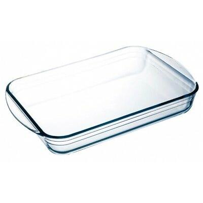 Thomas So Clear Rectangular Glass Roaster Transparent 35cm x 22cm EE2480307
