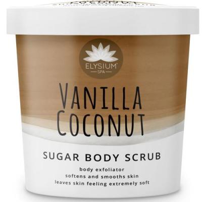 151 Elysium Spa Vanilla Coconut Sugar Body Scrub Multicoloured 200g ELY1107