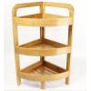 Bamboo 3 Tier Corner Shelf Unit (29x29x61)