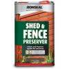 Ronseal Light Brown Shed and Fence Preserver - 5 litre Ronseal Light Brown Shed and Fence Preserver - 5 litre