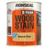 Ronseal 5 Year Natural Pine Woodstain -750ml+33% Extra Free