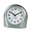 Eupopa Silent Tick Alarm Clock - Silver