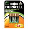 Duracell Rechargeable Accu Supreme AAA Batteries - Pack of 4