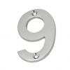 Best Hardware Brass House Number 9 Chrome 75mm 40462