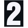 Best Hardware Self-Adhesive Peelable Number 2 White 150mm 42372