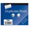 Tallon Numbered Duplicate Book 1/2 Size 100 Sheets 4025 | Ideal for Home and Office | Carbon Copy Sheet Included