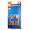 Squire Solid Padlock Brass 20mm 2Pk LP6T