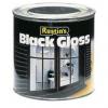 Rustins Gloss Finish Black Paint 500ml