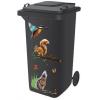 Wheelie Bin Self Adhesive sticker kit Woodland Design