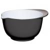 Colourworks Black/White Medium Melamine Mixing Bowl - 22cm