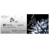 Christmas Living 40 White LED Lights With Chaser Function