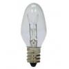 Night Light Candle Bulb Clear 7W Pack of 2 ES0019