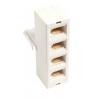 Four Way Telephone Adaptor White EU1/4P