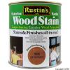Rustins Satin Finish Exterior Woodstain Teak 500ml ESTE500