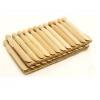 Traditional Wooden Clothes Pegs Wood-Effect 24Pk EL080001