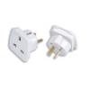 Global Travel Adaptor White 2Pk ES0060