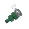 Kingfisher Standard Fitting Snap Action Tap Connector Green and Grey 602SNCP