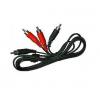 Two x RCA Plugs to Two x RCA Plugs Lead Black 2Mtr AC52M