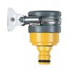 Hozelock Round Tap Connector Yellow and Grey 2176P9000
