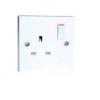SelectRic One Gang Switched Socket White 13Amp LG9099