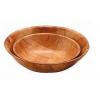 Zodiac Woven Round Wood Bowl 15cm 6-Inch Brown YT6R