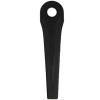 ALM Black Small-Hole Plastic Blade Cutters to Fit Flymo Lawnmowers 10Pk FL241