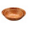 Sunnex Round Woven Wood Bowl Wooden Brown 10-Inch YT10R