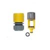 Hozelock Durable Plastic Multi-Tap Connector Yellow and Grey 22749008